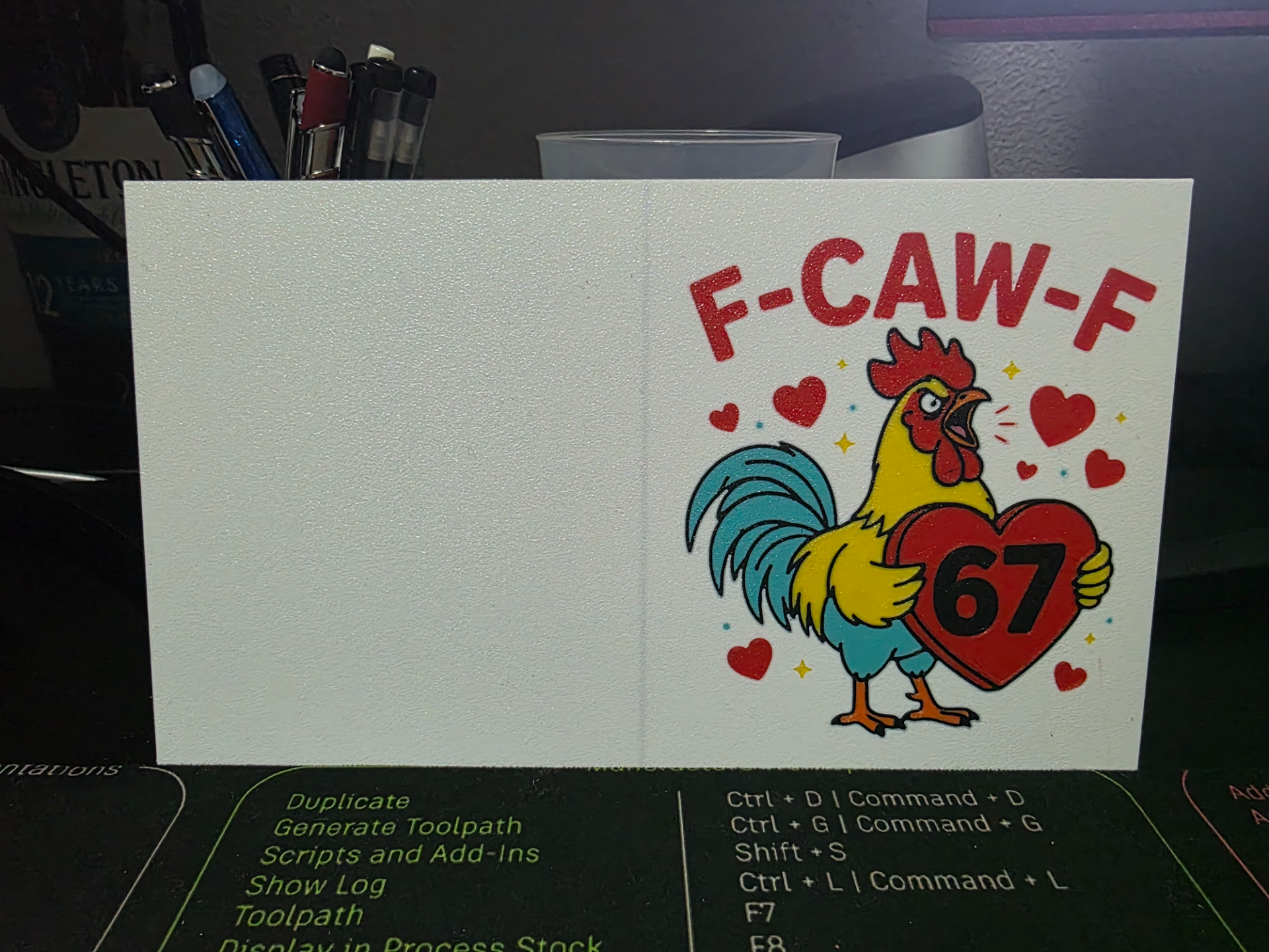 F-Caw-F 67 card