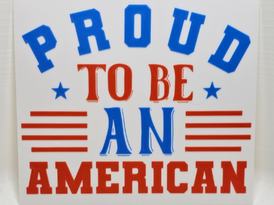 Proud to be an American