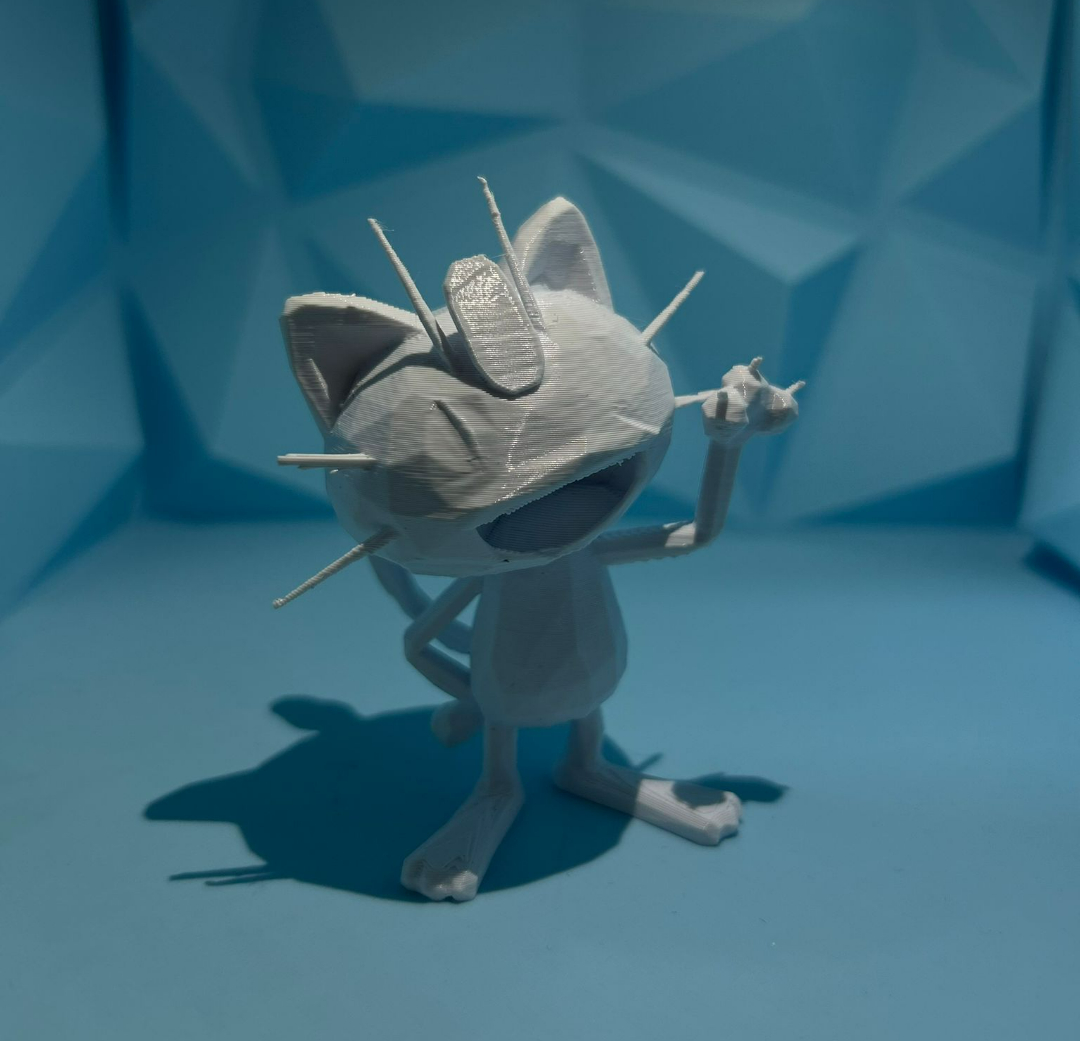 Low Poly Meowth Pokemon