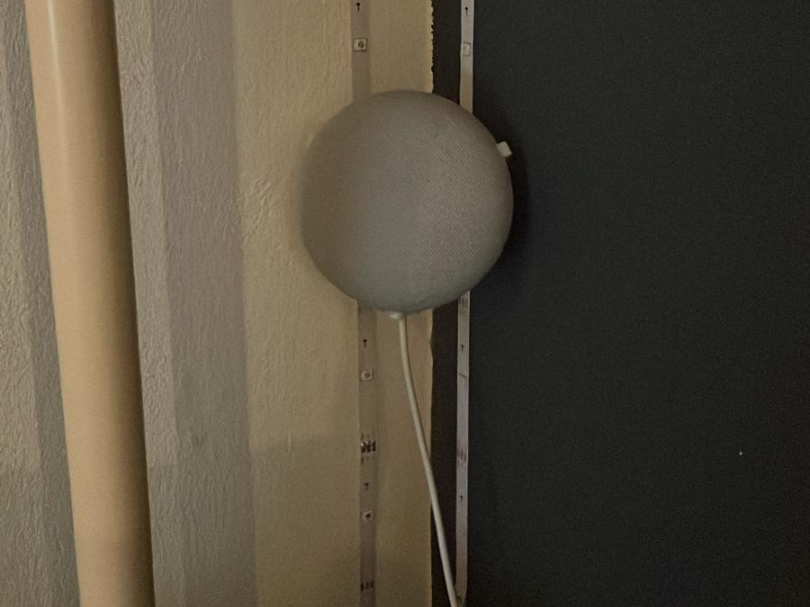 google home corner wallmount