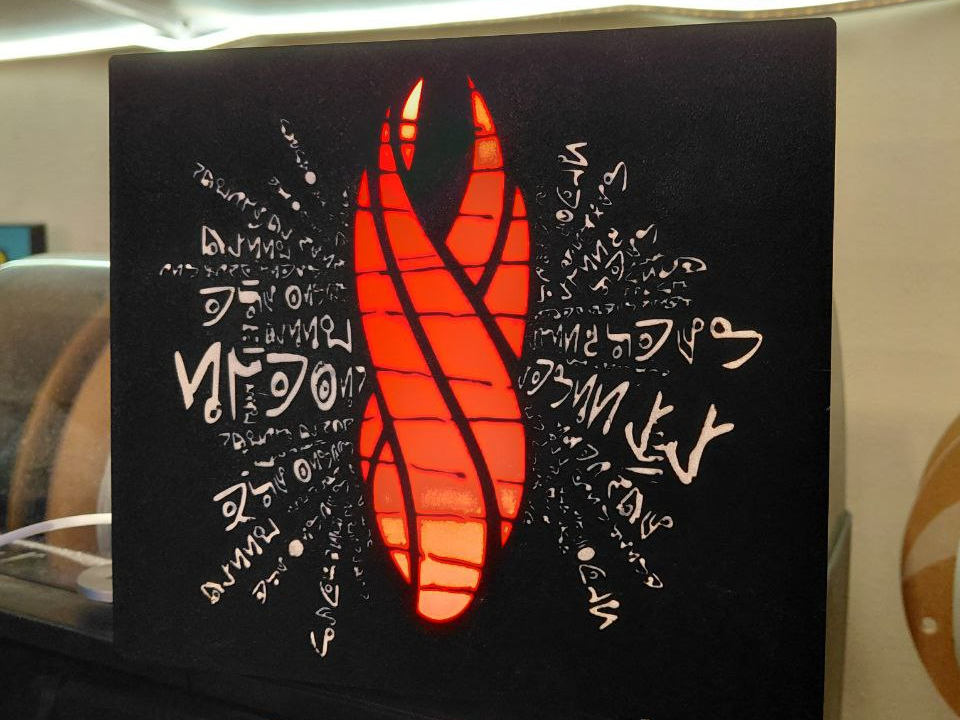 Dead space marker lightbox