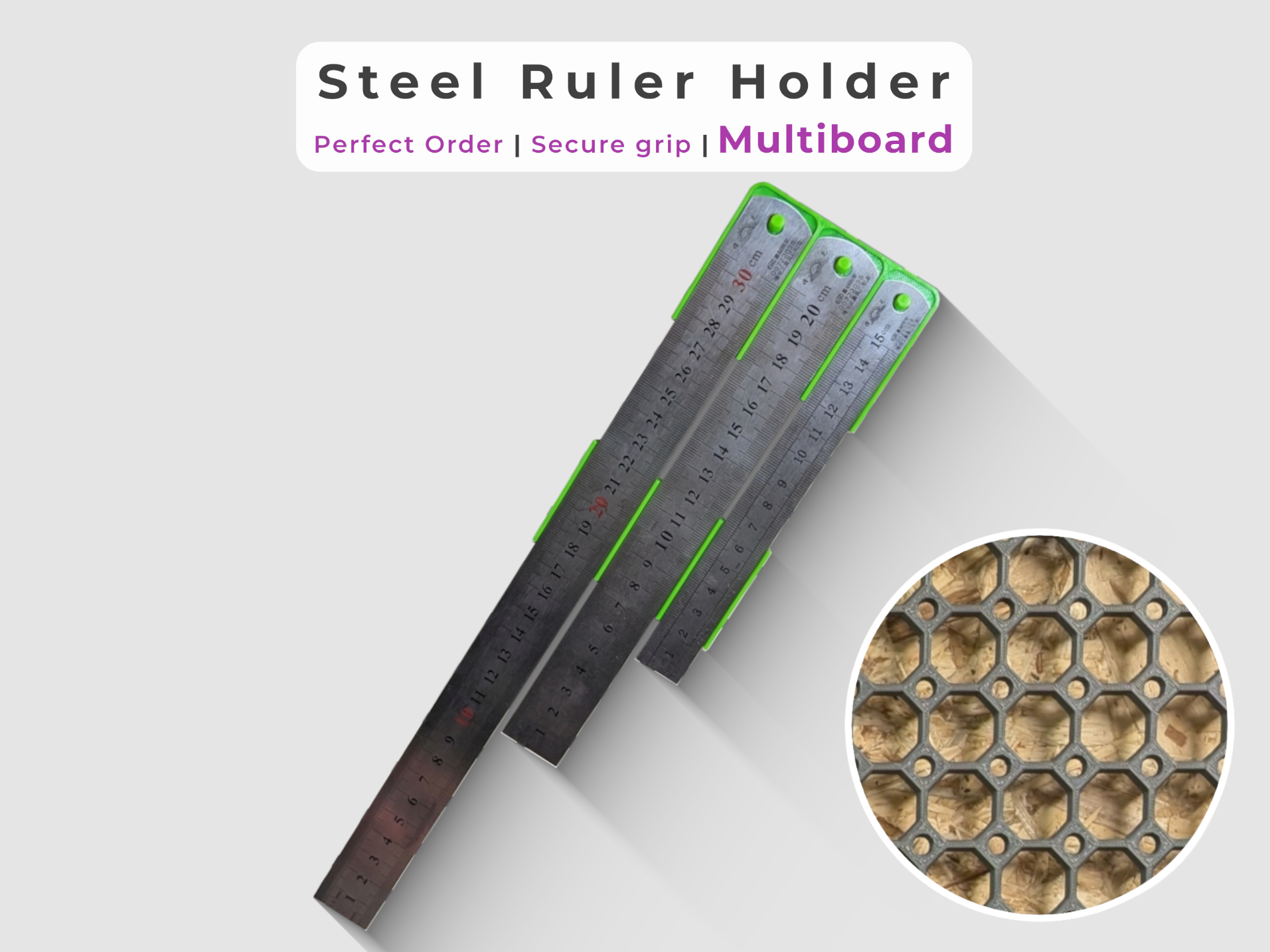 Ruler Holder for Multiboard