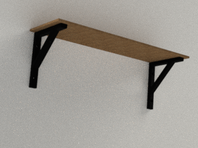 Shelf support 240x240mm