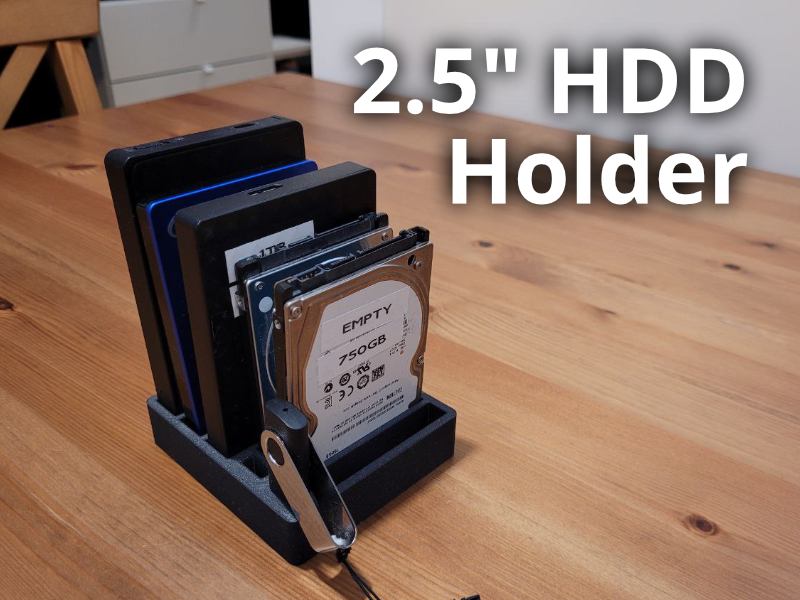 2.5" & External HDD Stand - Organizer