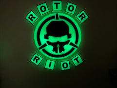 Rotor Riot Glow Logo
