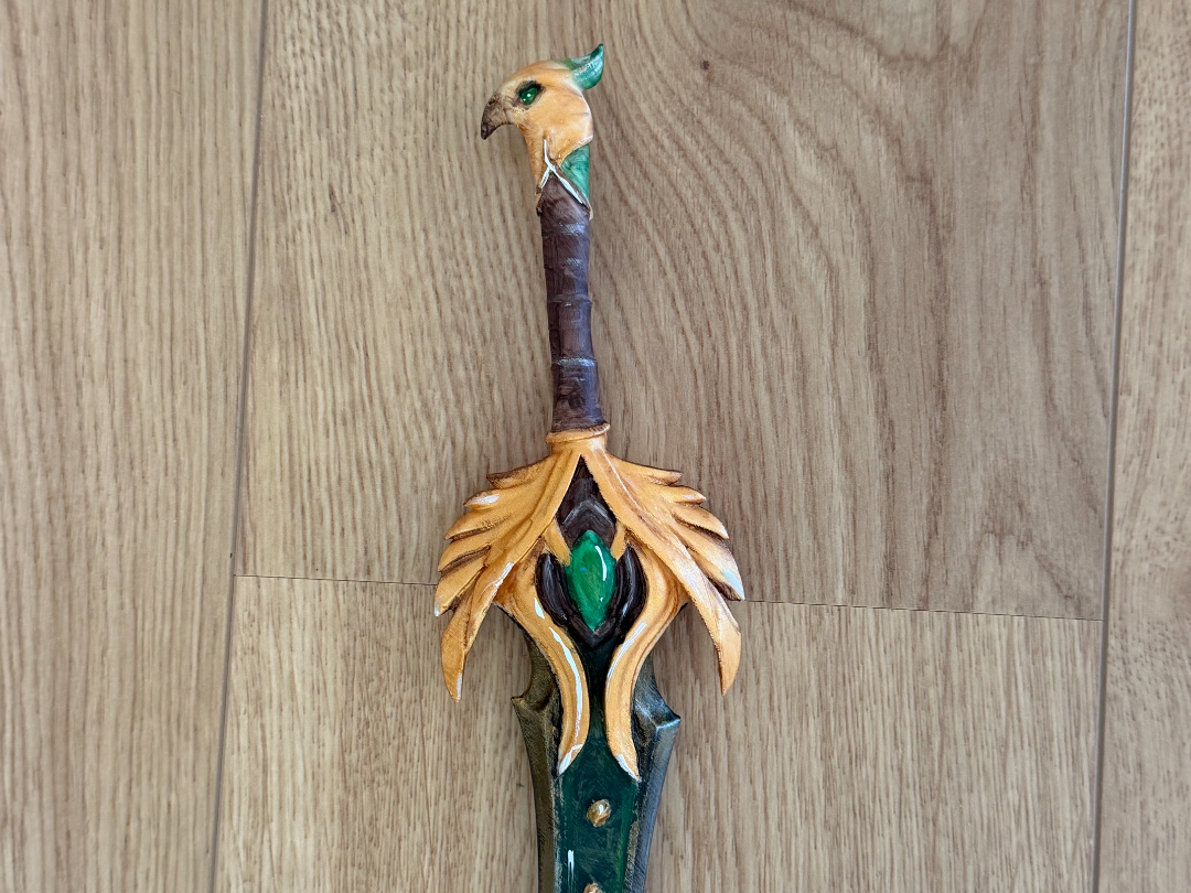 Genshin Impact–inspired dagger