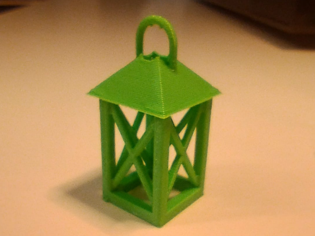 Lanterna per presepio modellismo miniature (ad x)