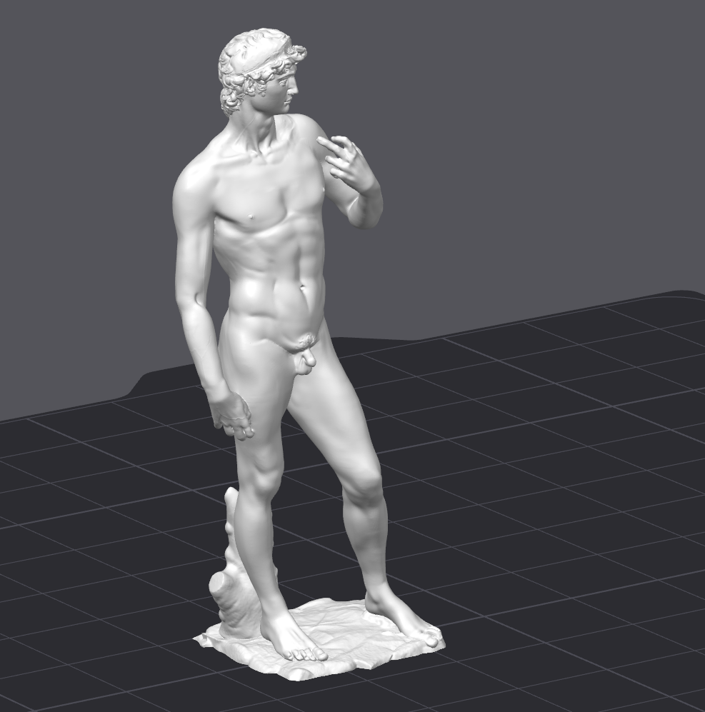 Michelangelo's David - Easy print