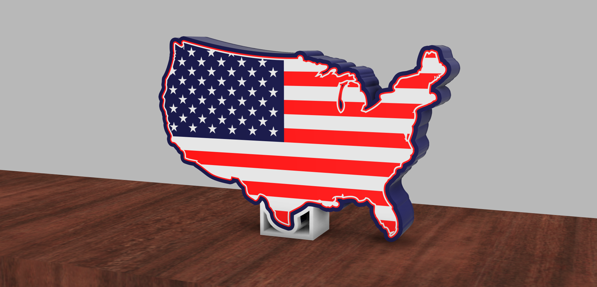 American Flag Light Box
