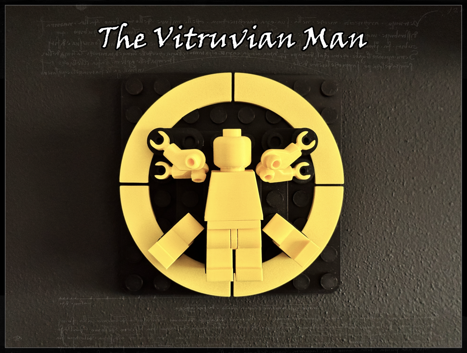 Uomo Vitruviano - Bricks Edition