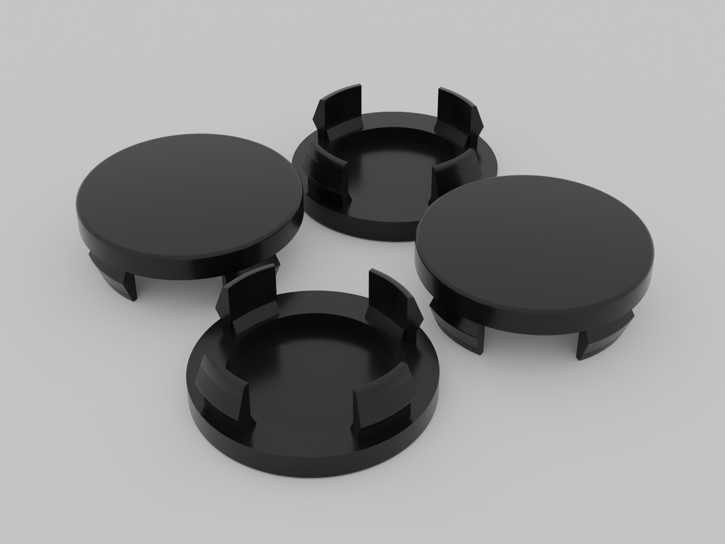 Hyundai N rims 60x54mm - rim caps