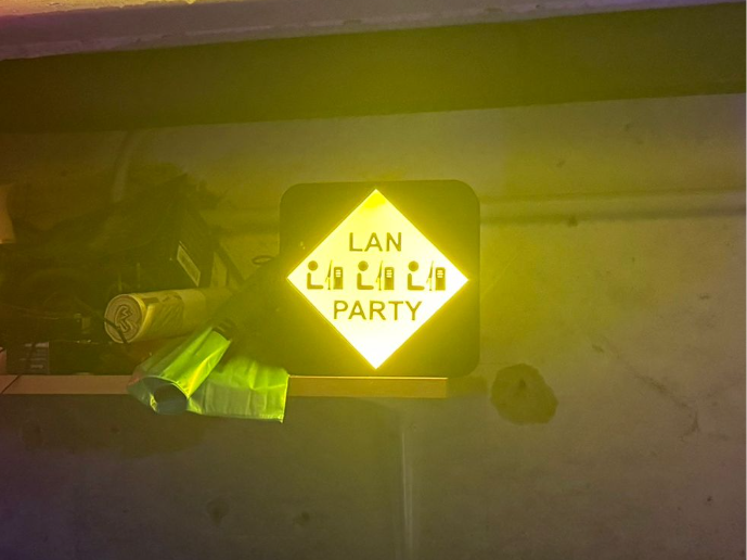 Lan Party Lampe