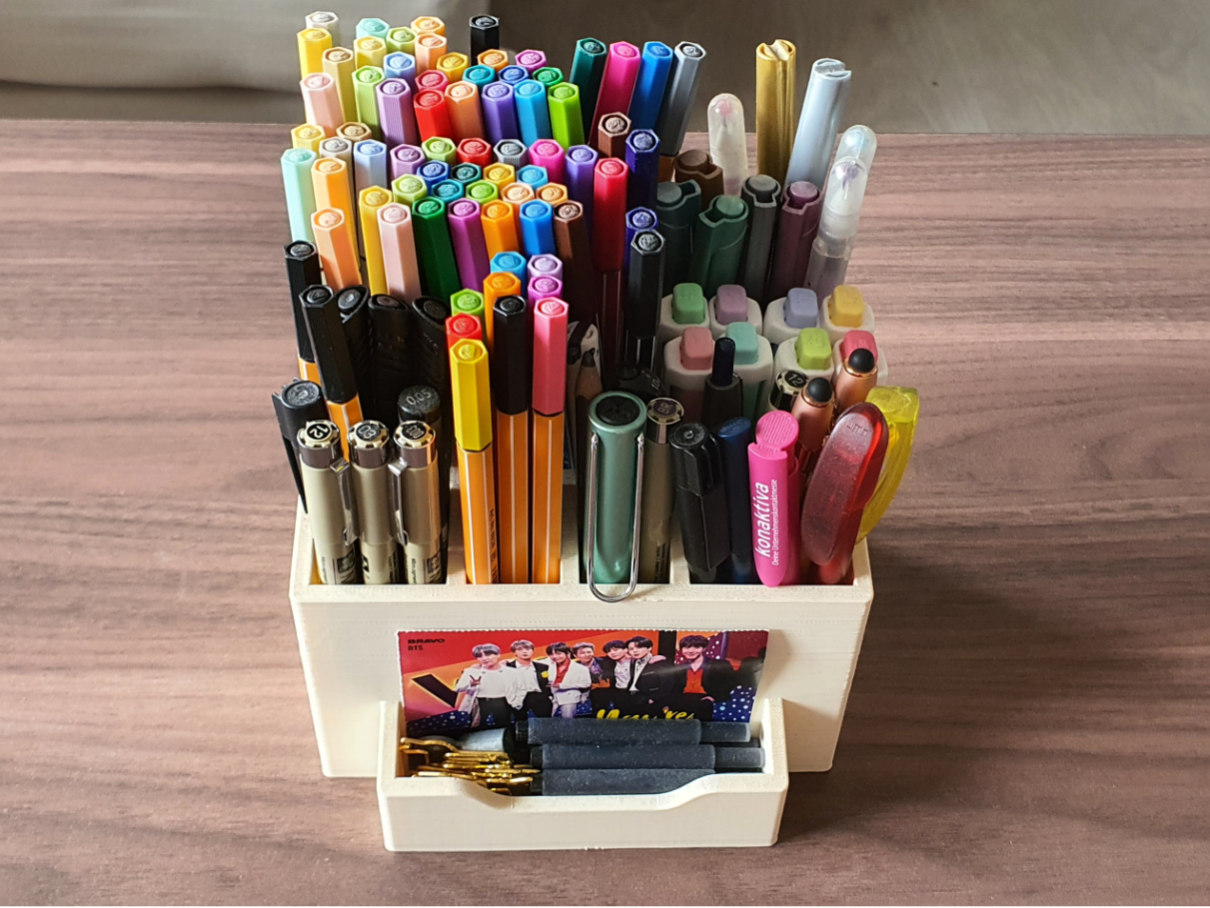 Desk Organizer for Pens and Office Supplies