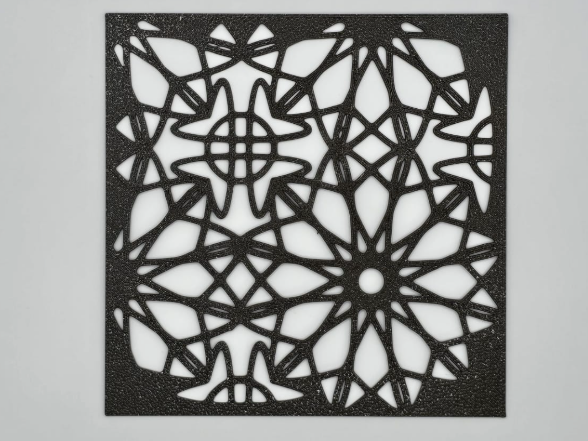 Geometric Mandala Stencil Template