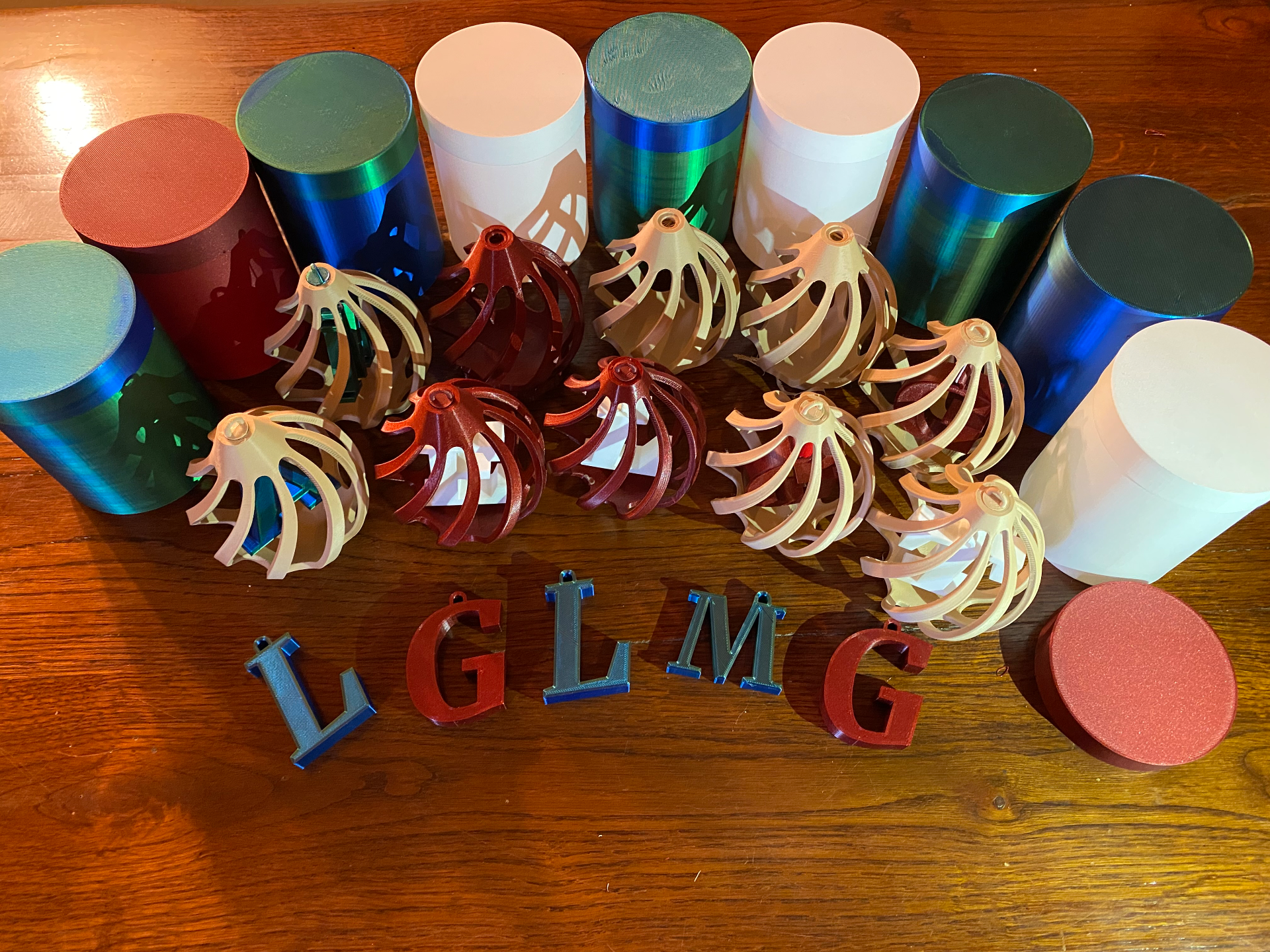 Letters (G to P) to hang into my Christmas baubles