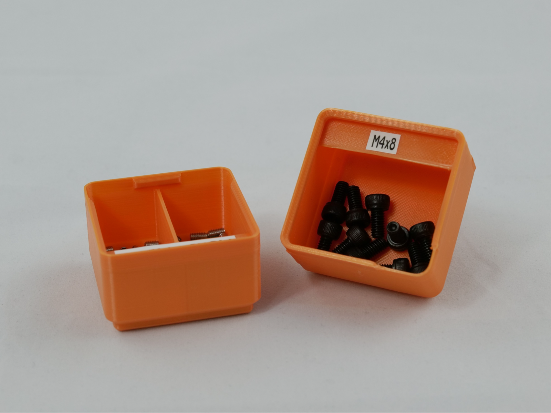 Gridfinity light bins 1x1x3 with easy access