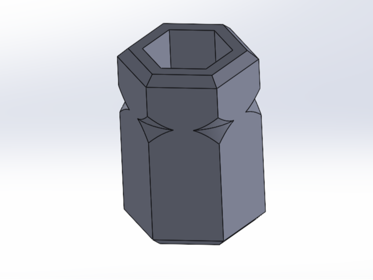 Convertion bit from hex 1/4" to hex 4mm