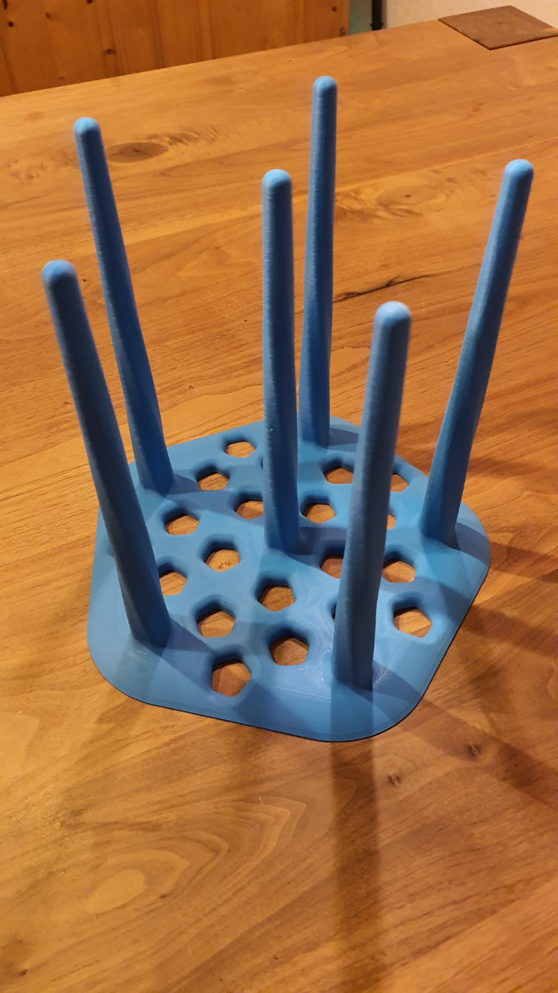 Bottle dryer holder