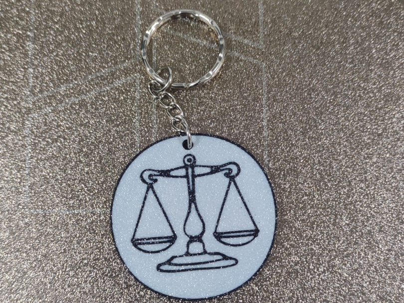 Libra Keychain
