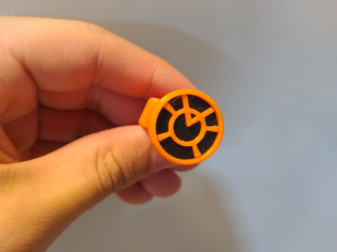 Orange Lantern Ring
