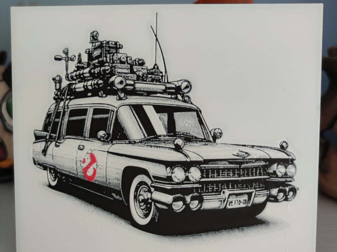 Ghostbusters car hueforge