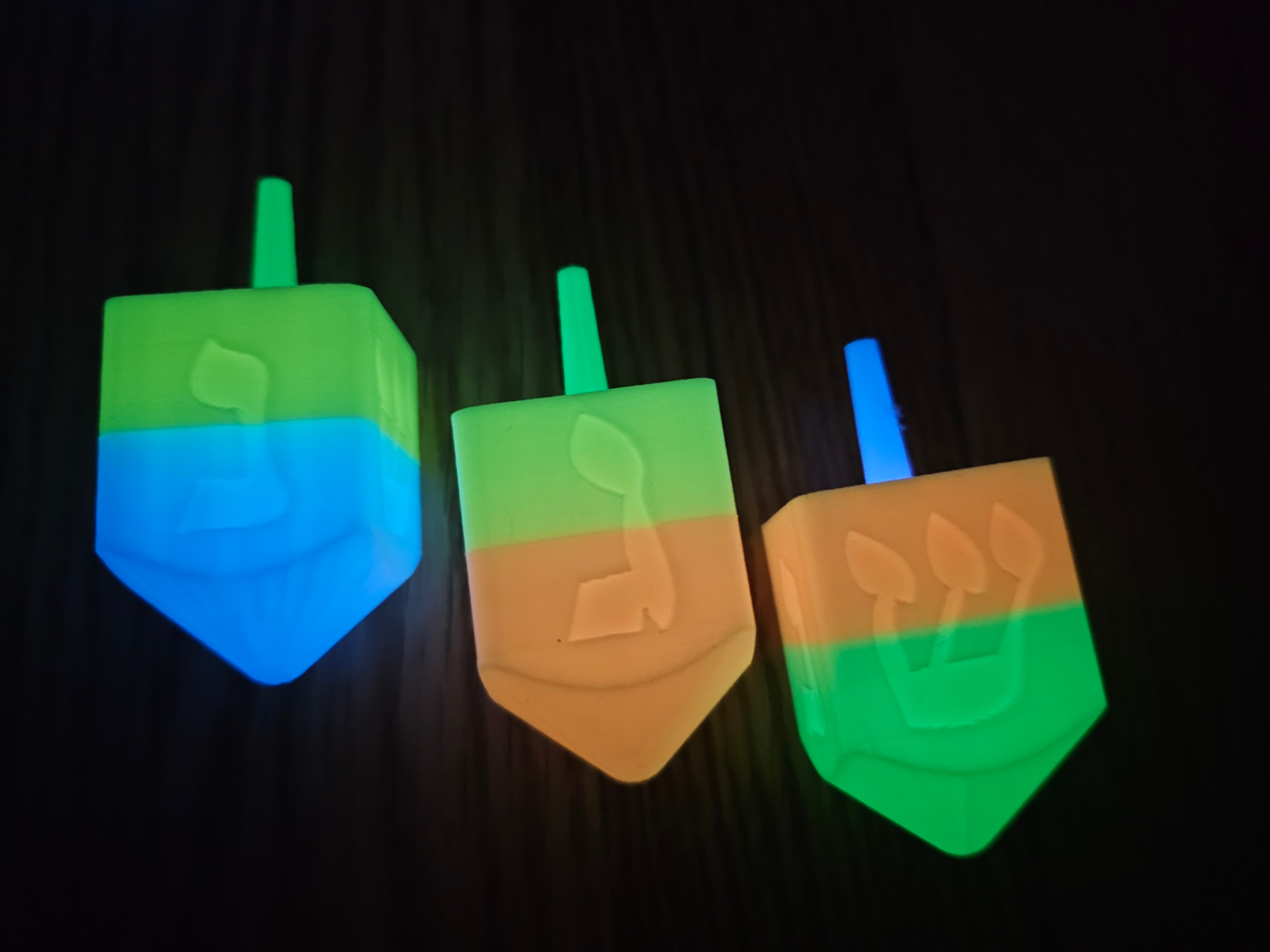 Dreidel (spinning top) for Hanukkah!