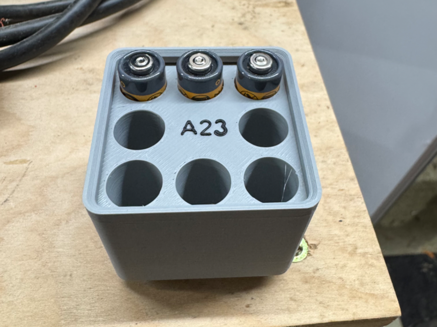 Gridfinity A23 Battery Holder