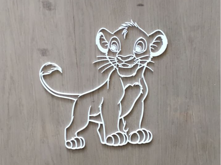 Simba Lion King Wall Art
