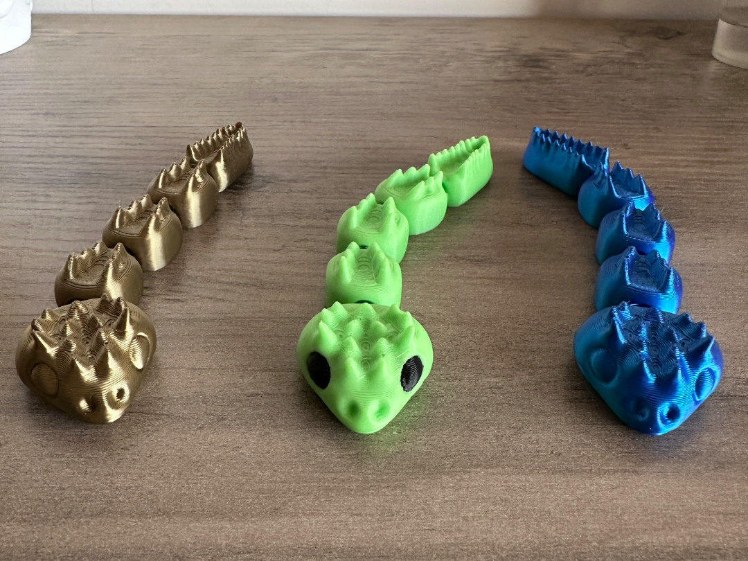 Flexi fantasy snake with keychain