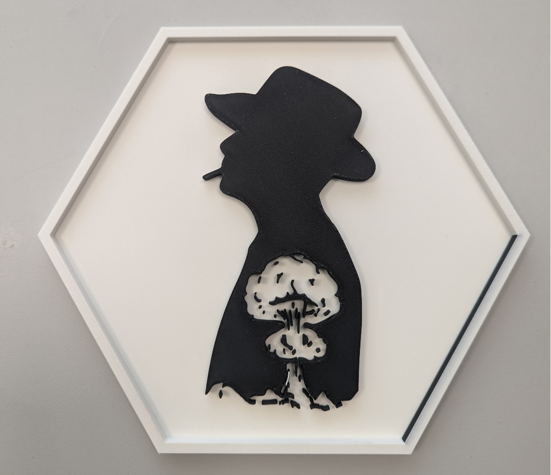 Oppenheimer movie poster tile