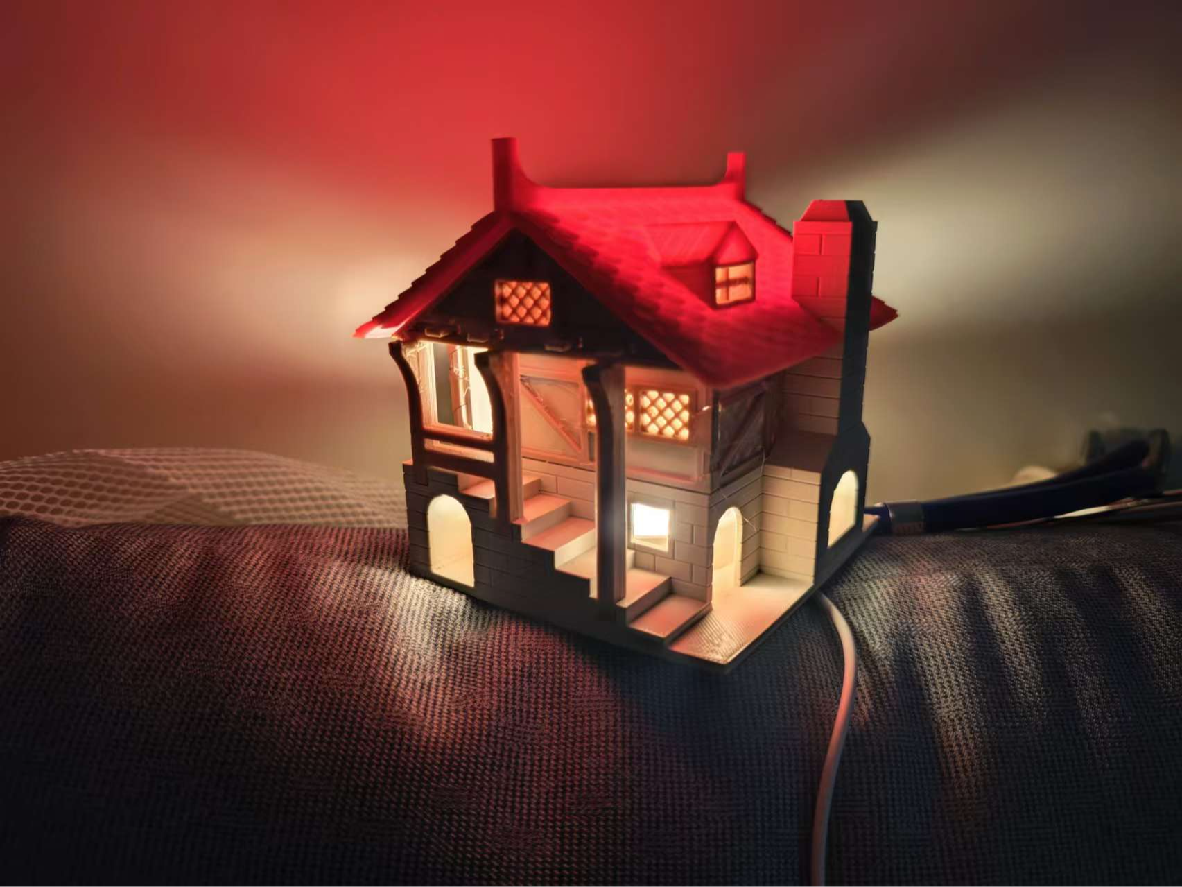 Medieval blacksmith shop （Night Light）