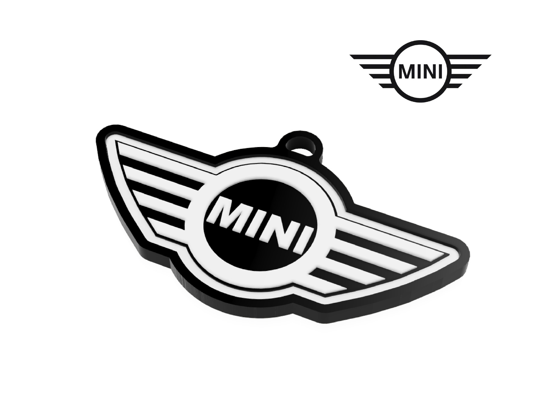 Mini Cooper Keychain