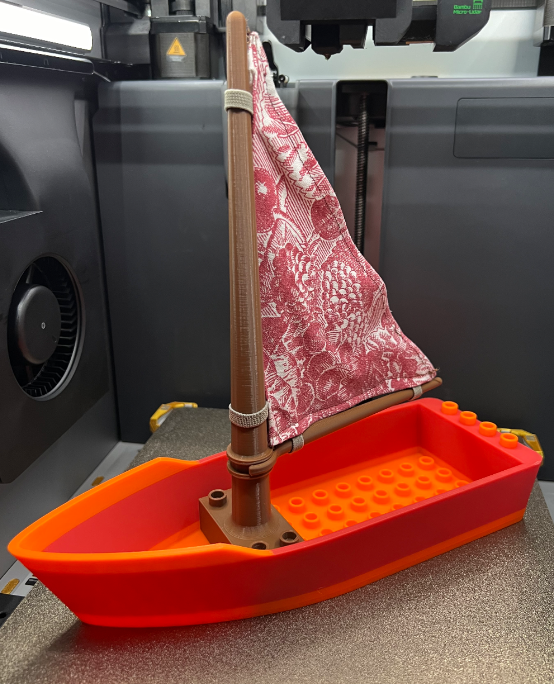 DUPLO Mast & Boom - Segelboot Mast mit Großbaum