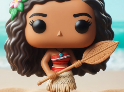 Moana Funko Pop con remo - Disney