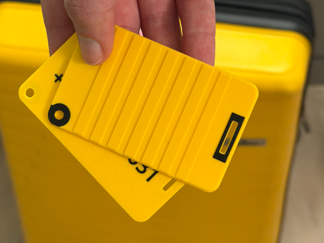 Two Part Luggage Tag