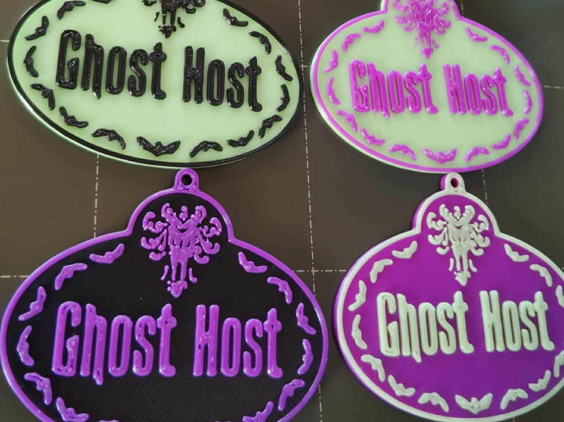 Ghost Host Badge / Haunted Mansion Fan decor
