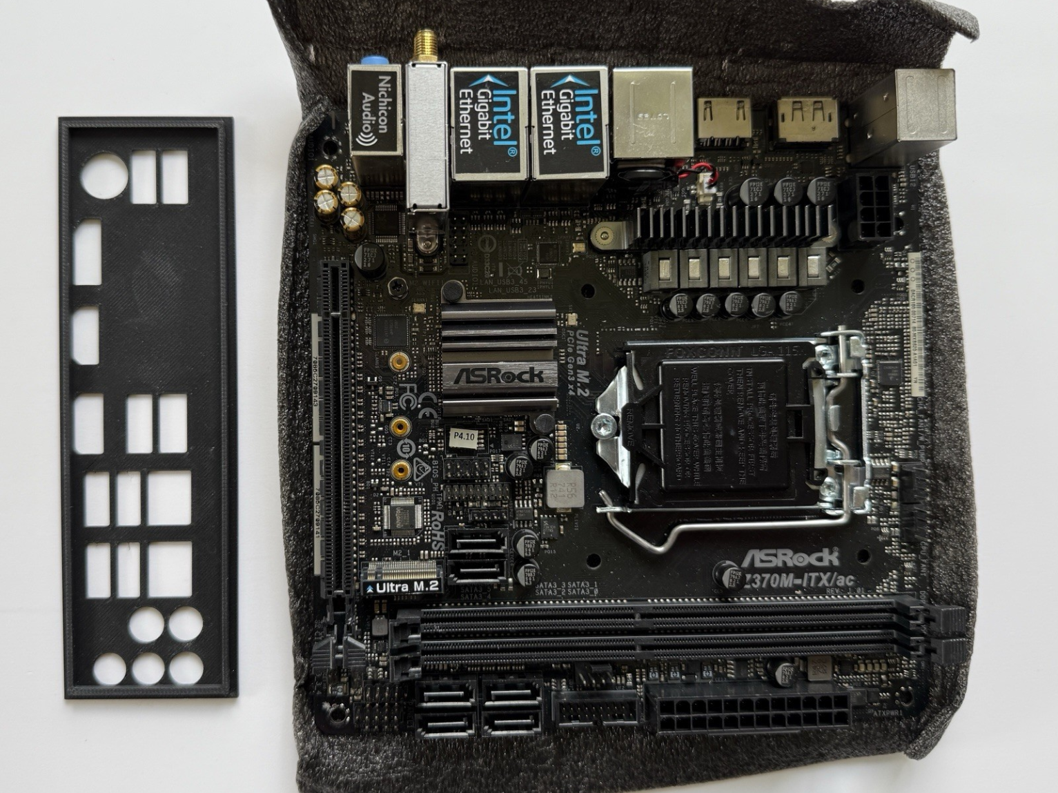 IO Shield for ASRock Z370M-ITX AC