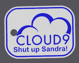 Superstore keychain - Shut Up Sandra