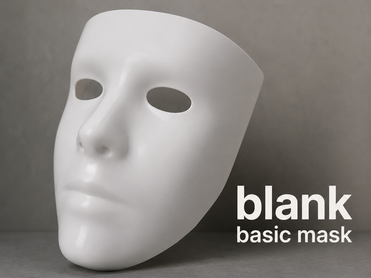 blank basic mask