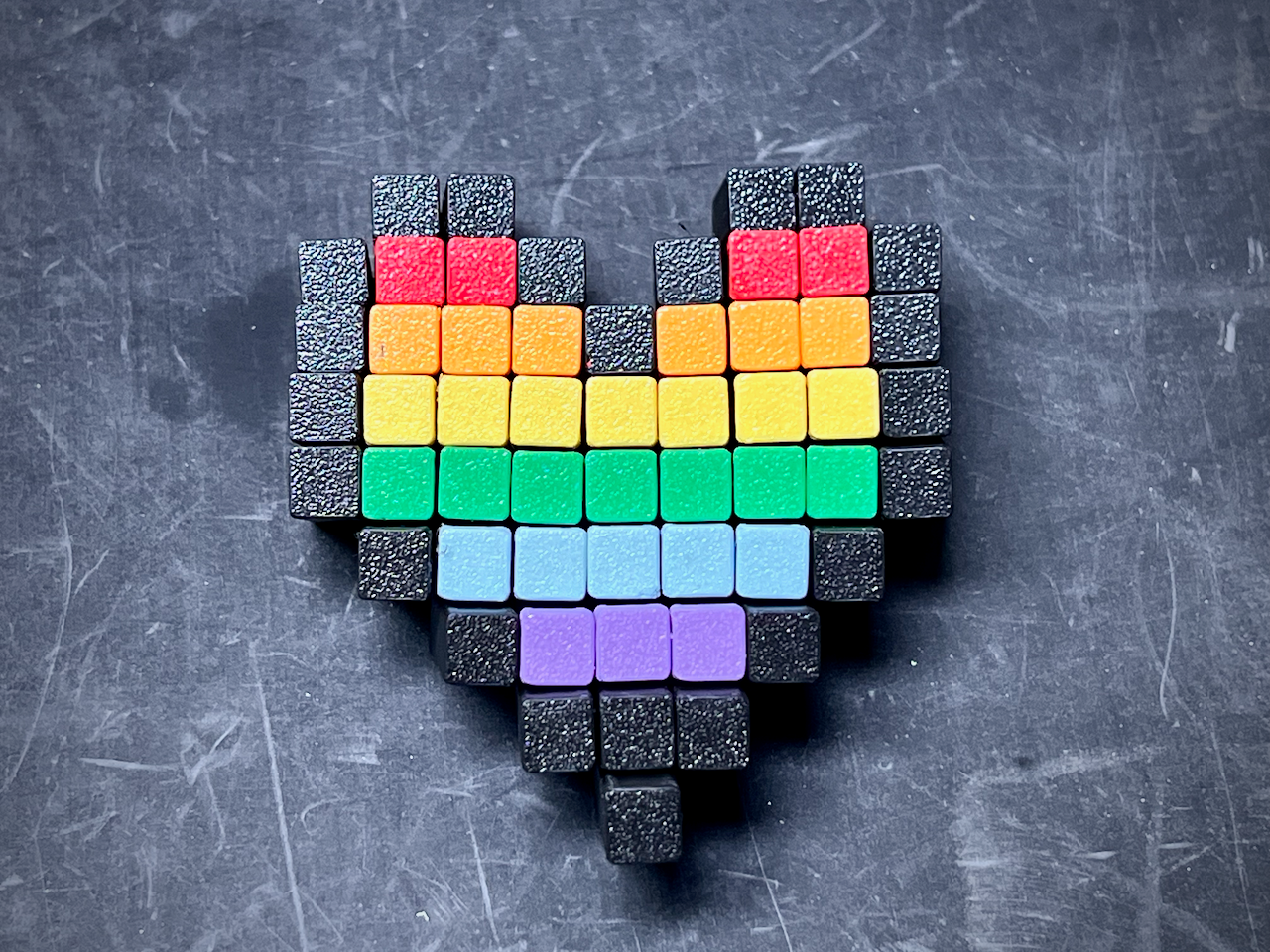 Rainbow Heart Flexigrid