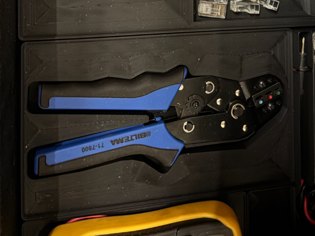 Crimp Pliers Biltema Gridfinity storage