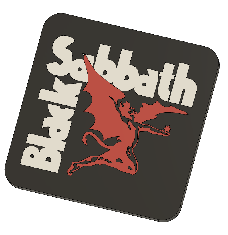 Black Sabbath Coaster