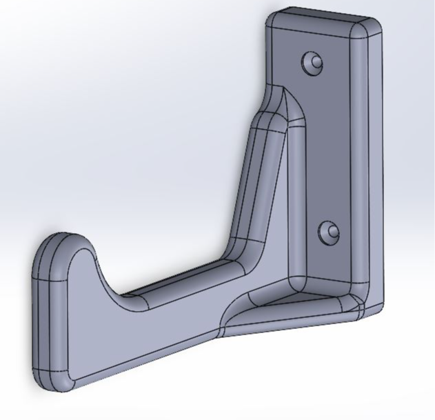 Surfboard wall mount