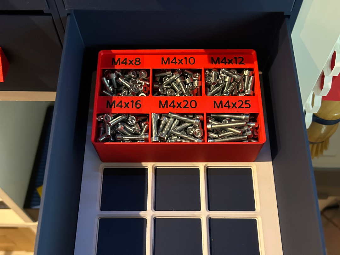 Gridfinity 3x2 Schraubenbox  Modular, Stapelbar