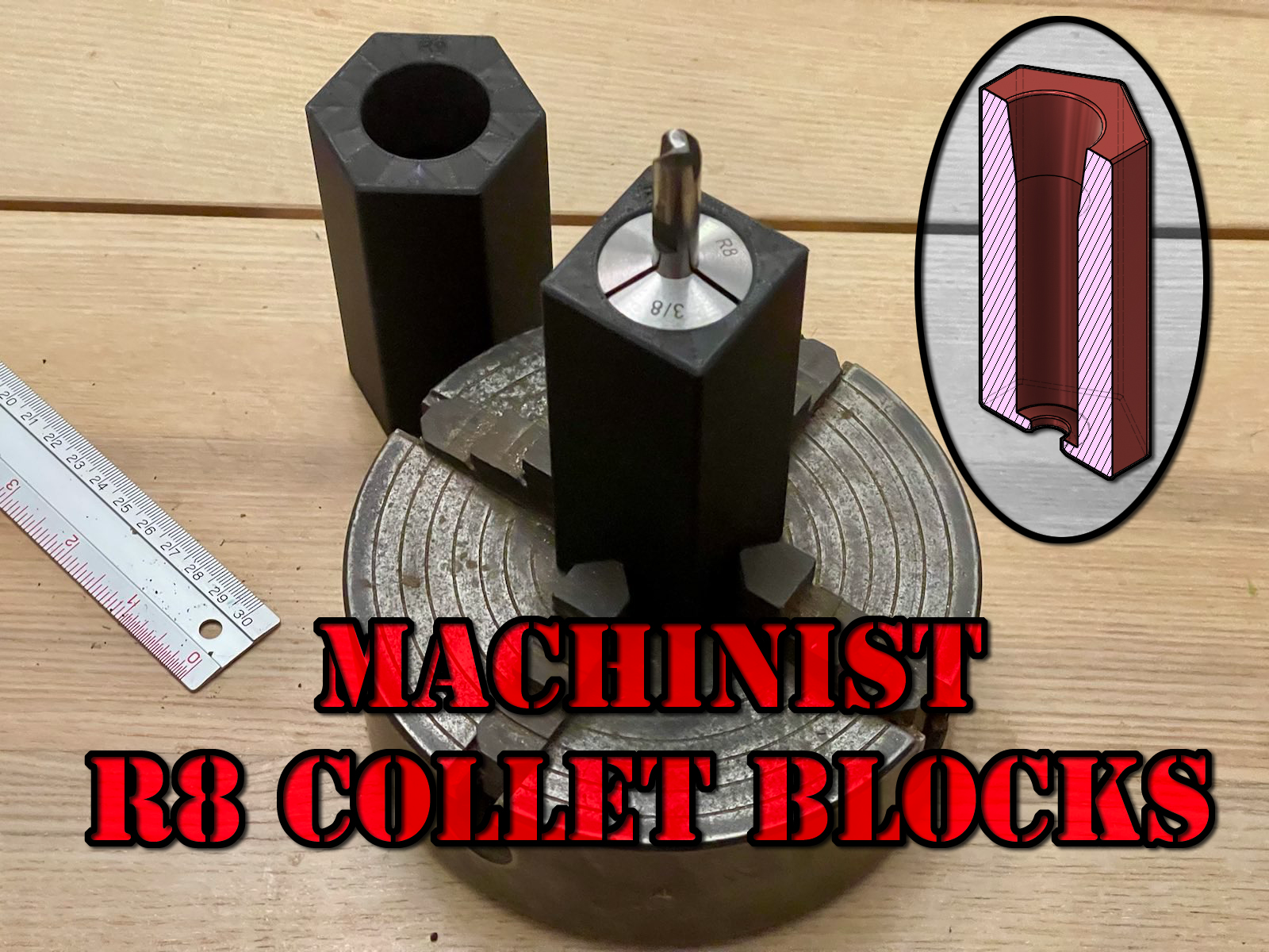Machinist R8 Collet Block Set