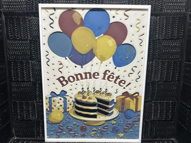 Carte de souhaits "Bonne fete"
