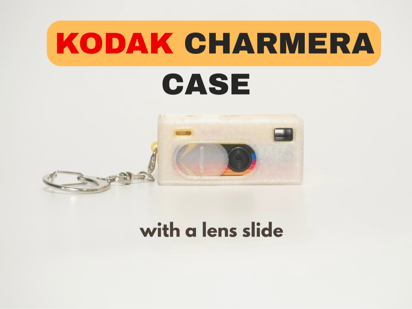 Kodak Charmera Case & Camera Lens Cover Slide