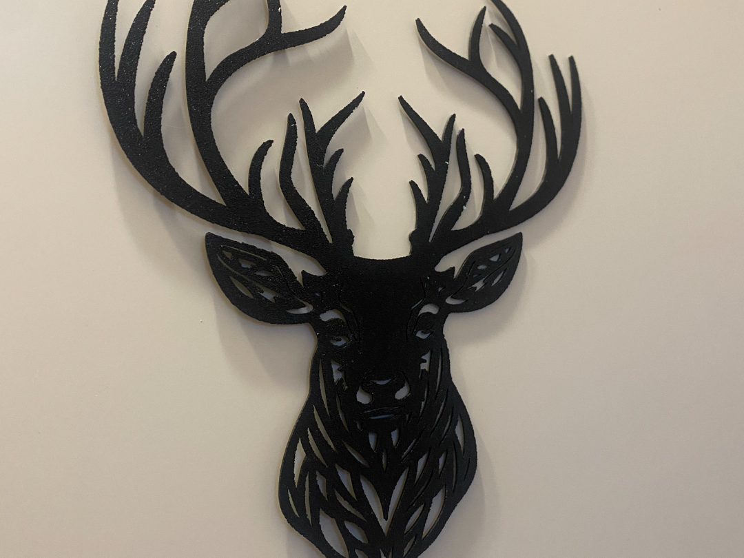 Hirsch Wandbild