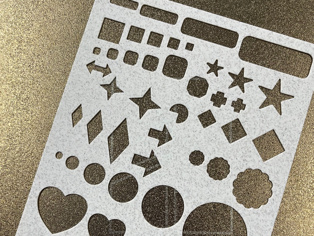 Journal Stencil - Icons & Balloons