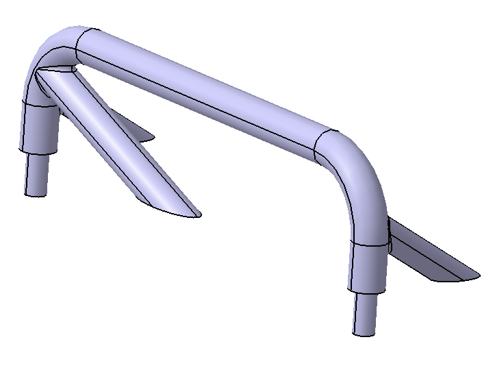 SCALEXTRIC ROLL BAR /  BARRA ANTIVUELCO SCALEXTRIC